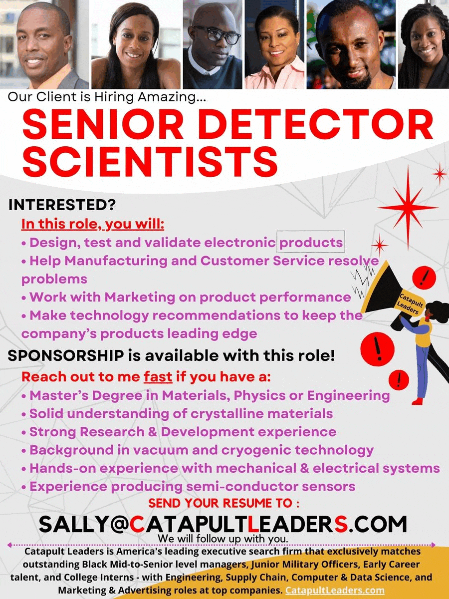 Senior Detector Scientist