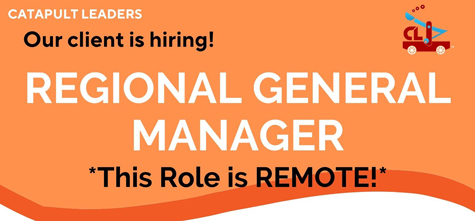 regional general manager - catapult leaders